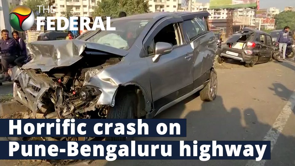 30 injured as 48 vehicles pile up on Pune-Bengaluru highway