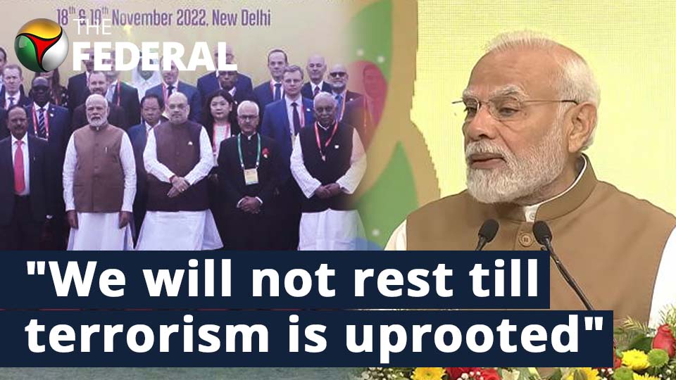 PM Modi addresses No Money for Terror ministerial conference