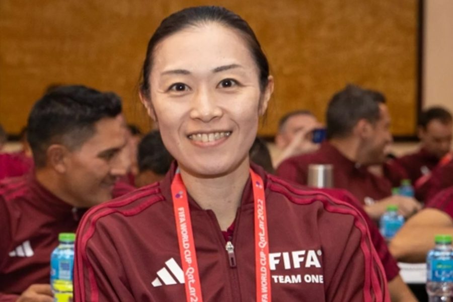 Referee Yoshimi Yamashita from Japan FIFA World Cup 2022