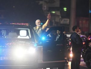 Prime Minister Narendra Modi Gujarat campaign road show