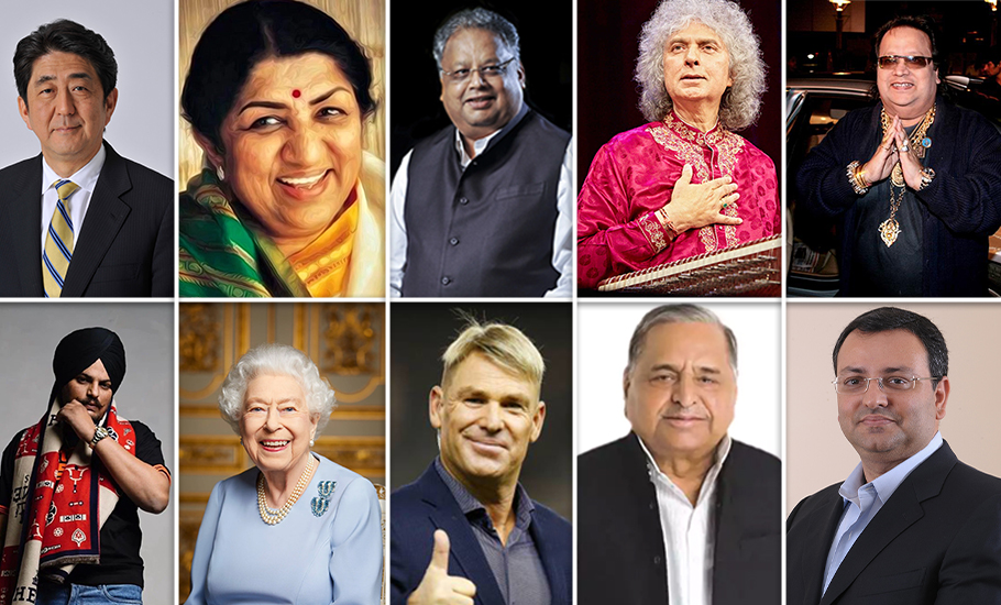 Famous Personalities Deaths 2022: Numerous famous personalities passed away  in 2022. See details - The Economic Times