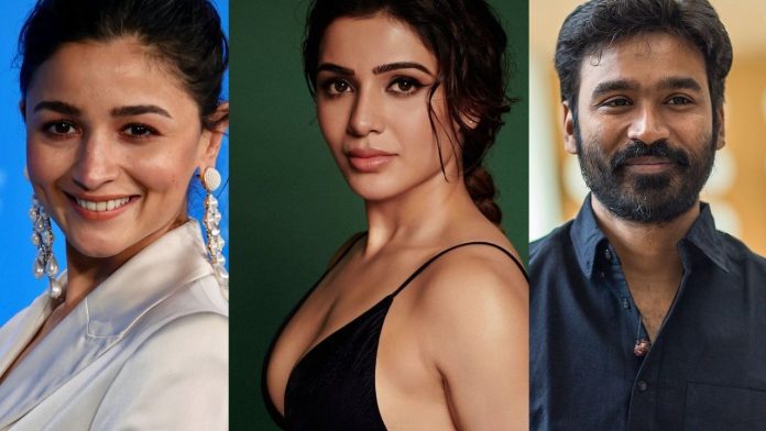 Dhanush, Alia, Samanth in IMDb Most Popular Indian Stars 2022 list