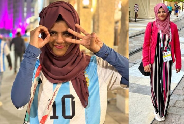 Jushna Shahin Kerala Copa Mundial de la FIFA 2022 Fan Lionel Messi