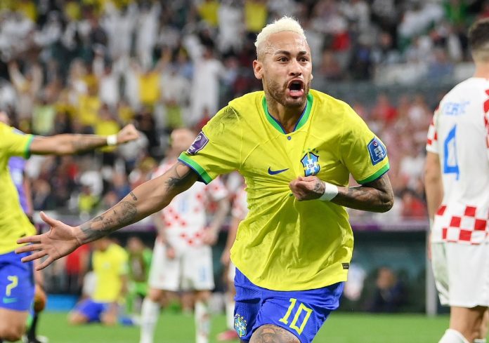 Neymar Brazil vs Croatia FIFA World Cup 2022