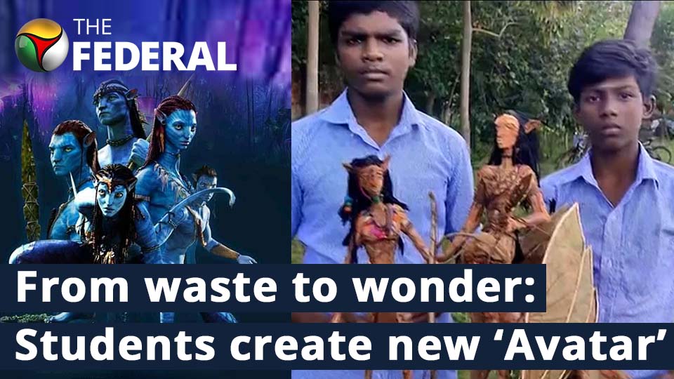 Puducherry students make Avatar figurines inspired from Hollywood flick