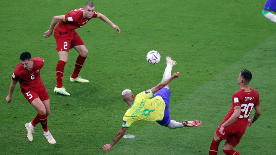 Richarlison Brasil vs Serbia Copa Mundial de la FIFA 2022