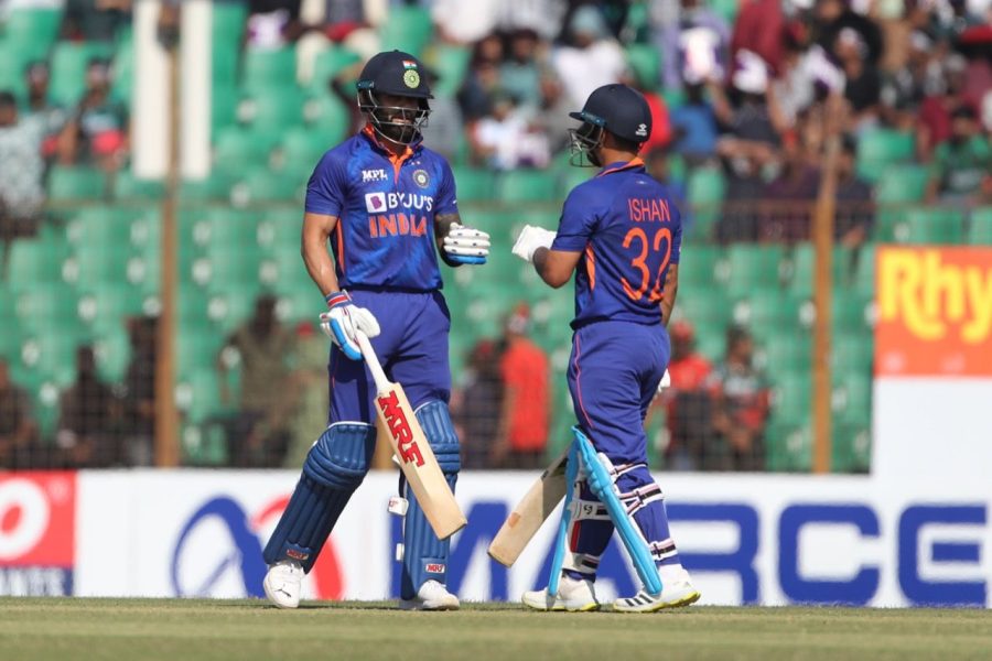 Virat Kohli Ishan Kishan India vs Bangladesh