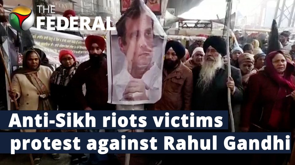 ‘Go back Rahul Gandhi’: Anti-Sikh riots victims hold protest in Ludhiana