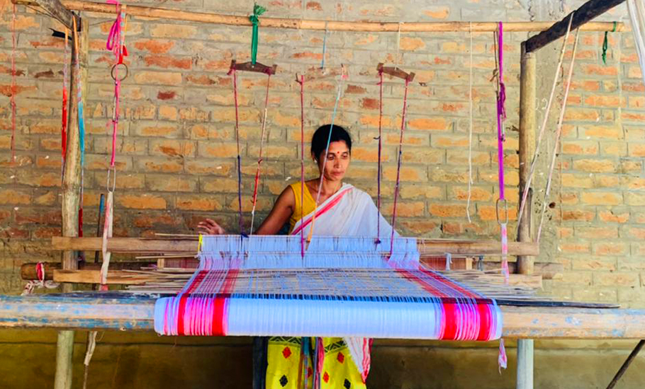 How wrapping in the traditional art of gamocha-making is infusing life in an Assam village