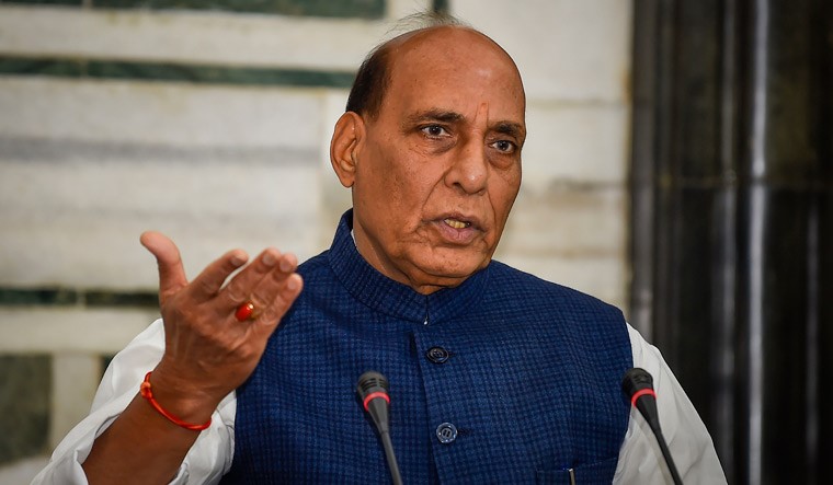 Rajnath Singh says BJP govts never imposed any ban on any media organisation