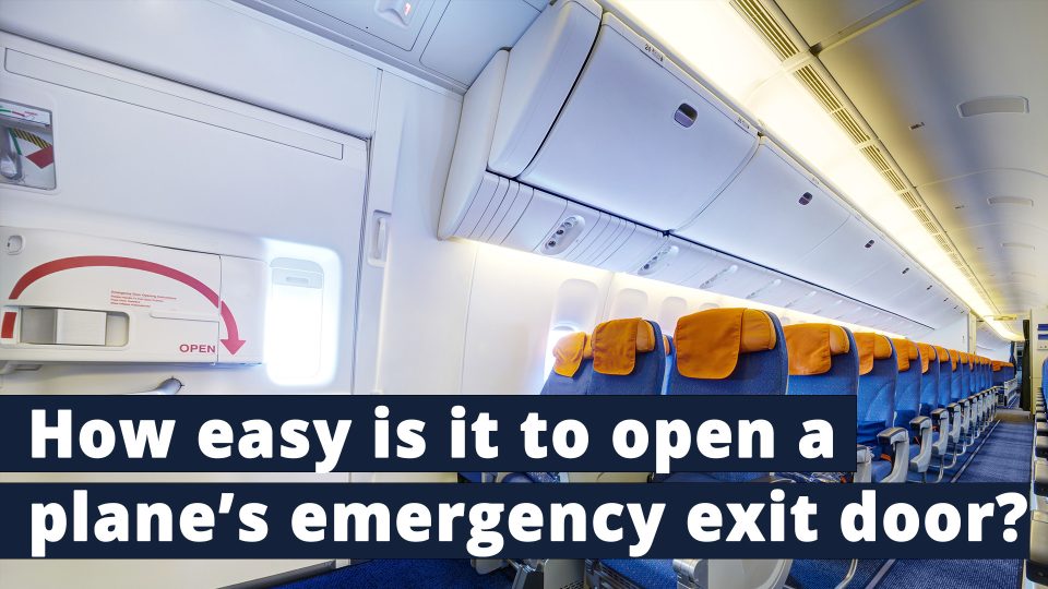 Can passengers open emergency exit doors on an aircraft? | Airline Industry