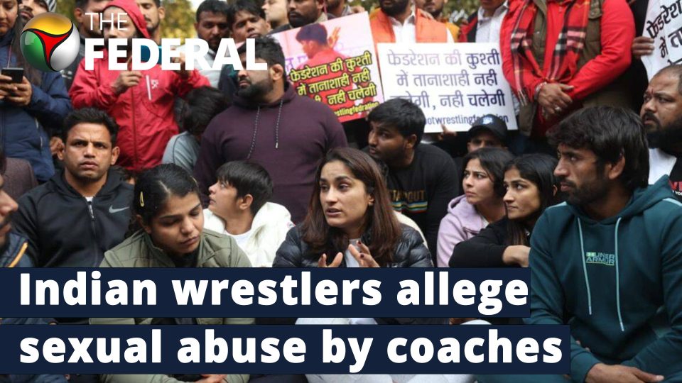 Wrestlers demand action against WFI chief; Vinesh Phogat leads protest
