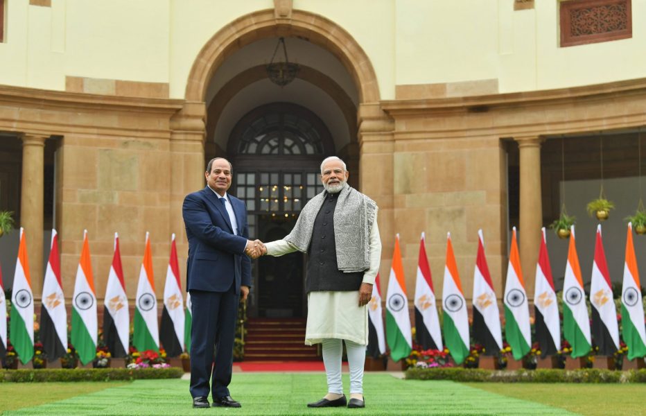 PM Narendra Modi and Egypt President Abdel Fattah El-Sisi