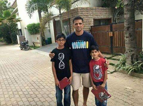 Rahul Dravid sons Samit Dravid Anvay Dravid