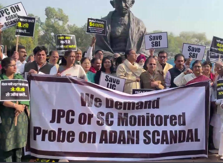 Parliament adjourned till 2 pm amid Opposition protest over Adani row