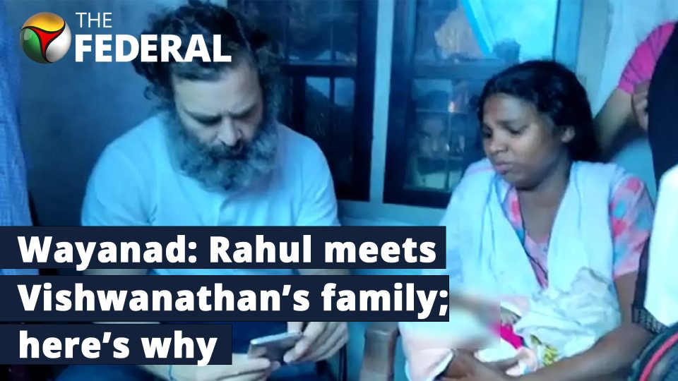 Rahul Gandhi meets tribal family after Bharat Jodo Yatra