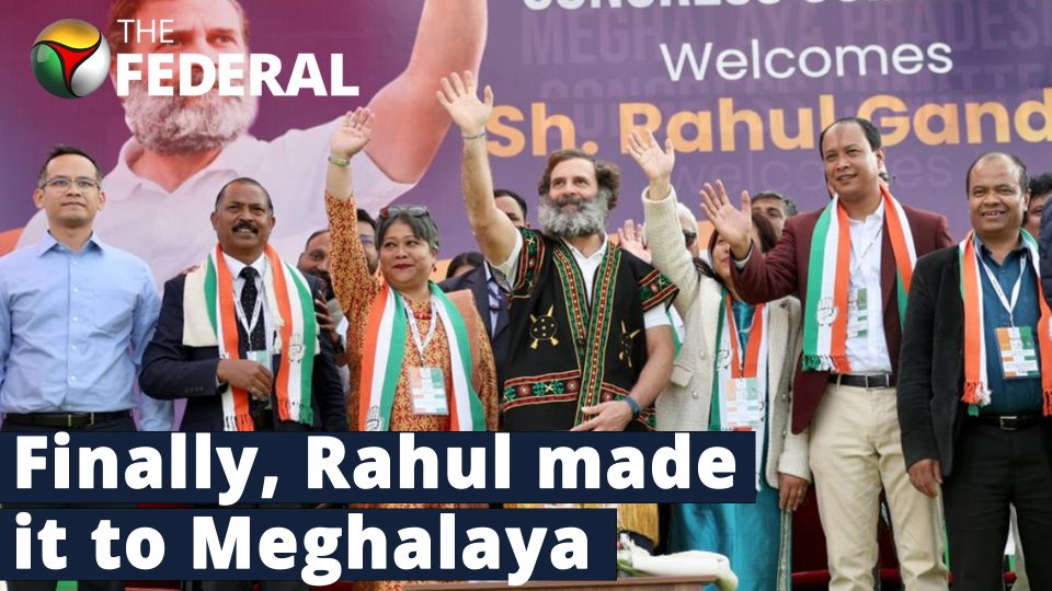 A Gandhi, at last: Rahul’s poll rally perks up Meghalaya Congress