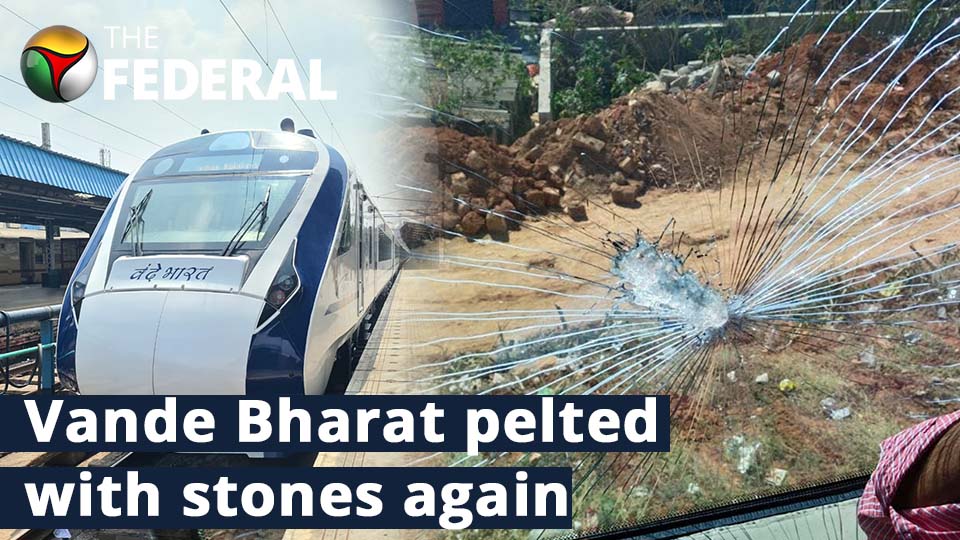 Chennai-Mysuru Vande Bharat Express pelted with stones