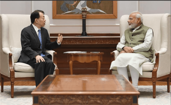 Asian Development Bank President Masatsugu Asakawa meets PM Narendra Modi