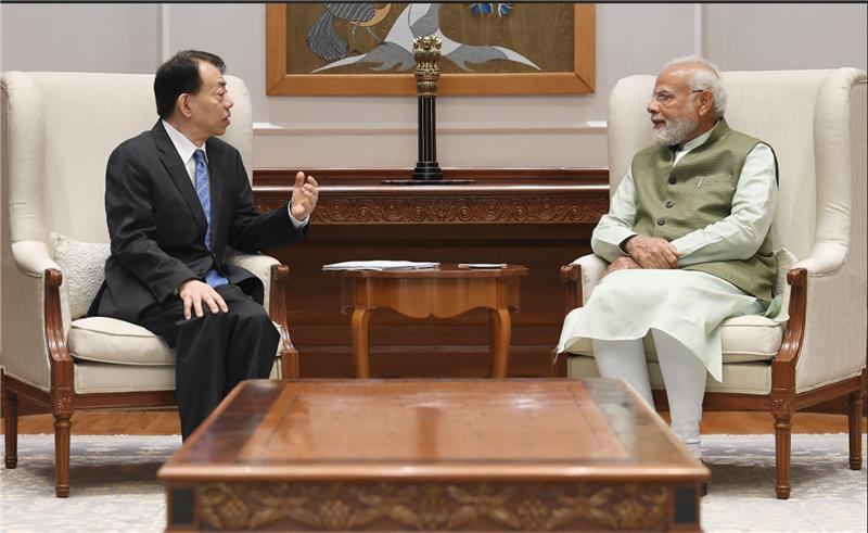 Asian Development Bank President Masatsugu Asakawa meets PM Narendra Modi