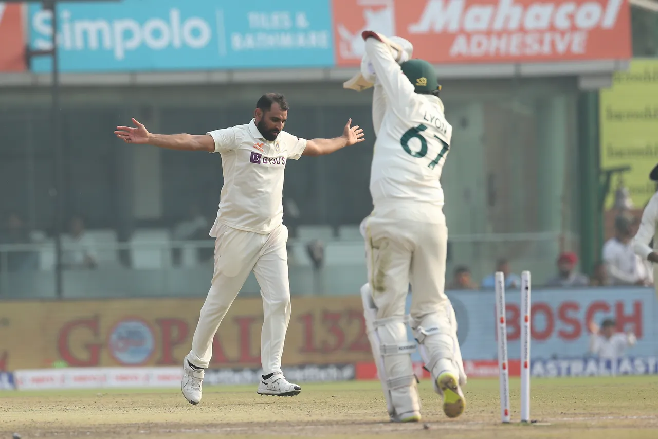 Mohd Shami stars as India bowls out Australia for 263 on day 1 of Delhi Test