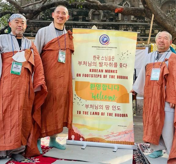 South Korea Buddhists pilgrimage India