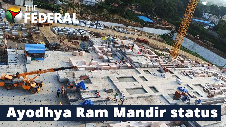 Ayodhya Ram Mandir construction 75% complete