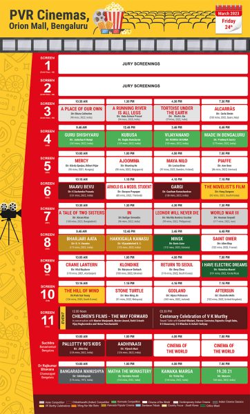 BIFFES 2023 schedule Friday March 24