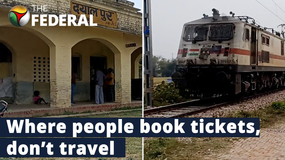 People buy tickets regularly at this railway station, but never travel