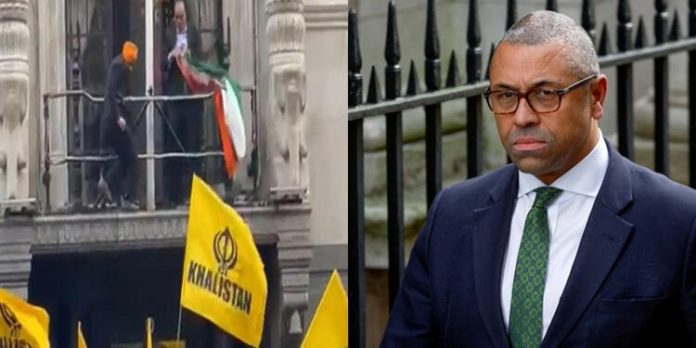 Indian high commission in London attack, UK foreign secretary James Cleverly