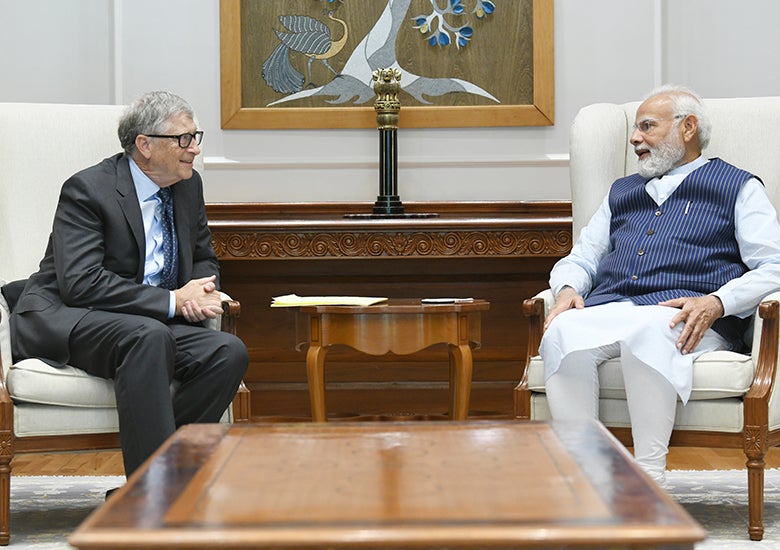 Bill Gates commends Indias progress in different sectors