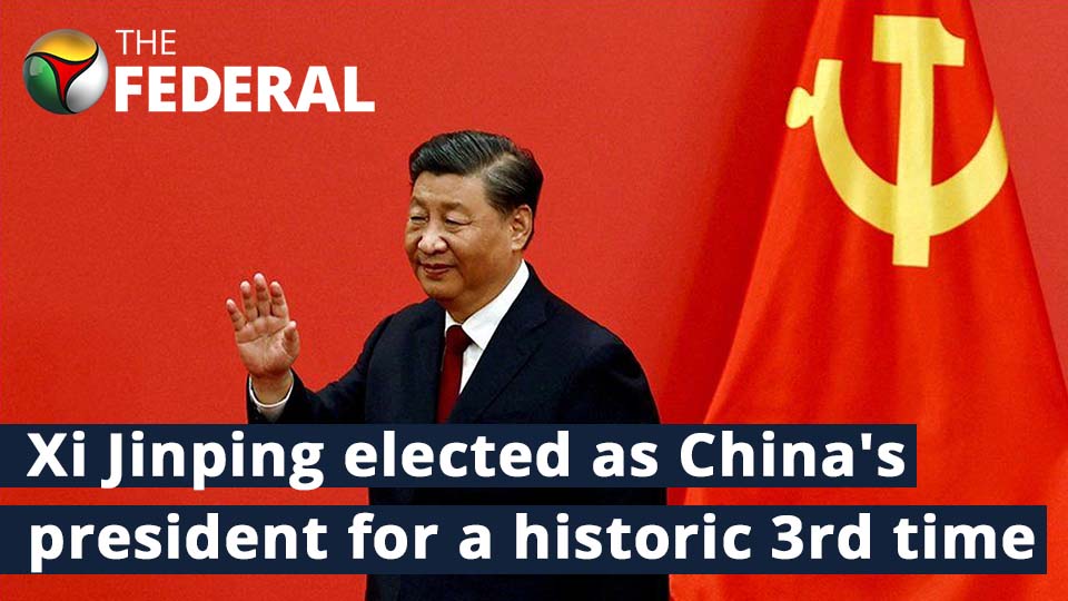 Xi Jinping elected as President of China for third time
