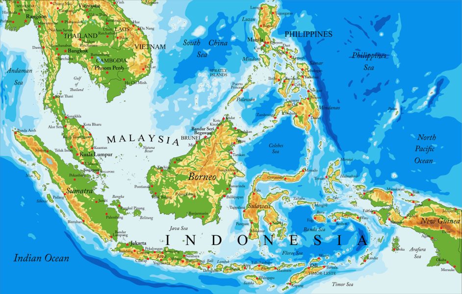 Borneo in Indonesia