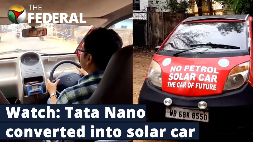 Bengal businessman converts Tata Nano into solar car; here’s how