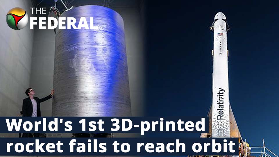 Worlds 1st 3D-printed rocket fails to reach orbit