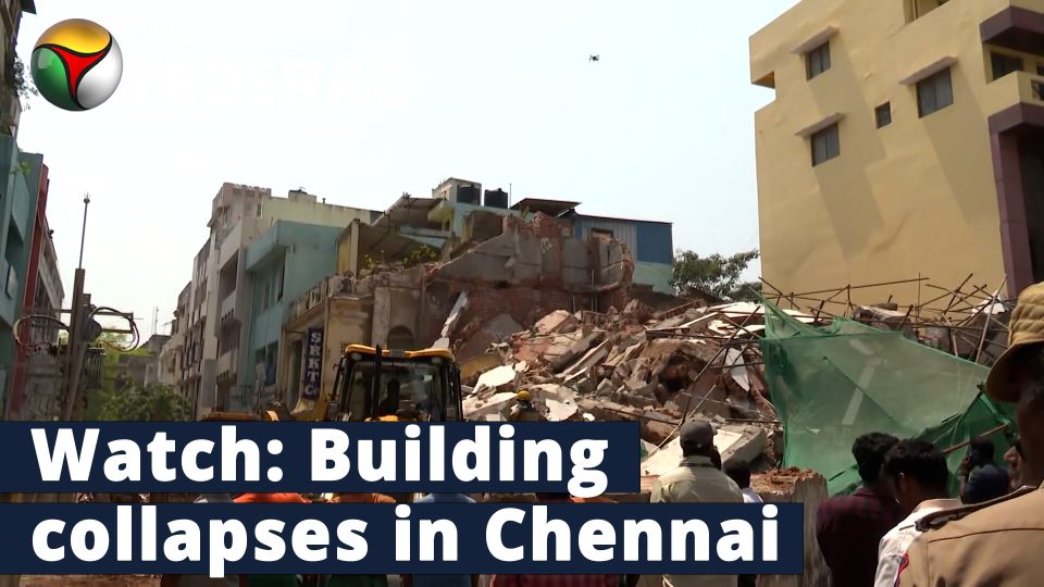 70-year-old building collapses in Chennai; rescue ops underway