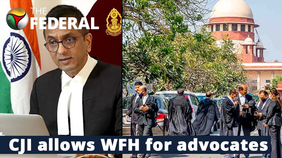 Amid rise in Covid cases, CJI permits ‘work from home’ for advocates