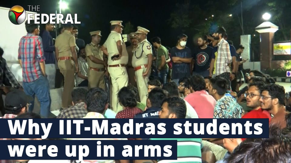 IIT-M students protest at midnight, demand independent probe into alleged student suicide