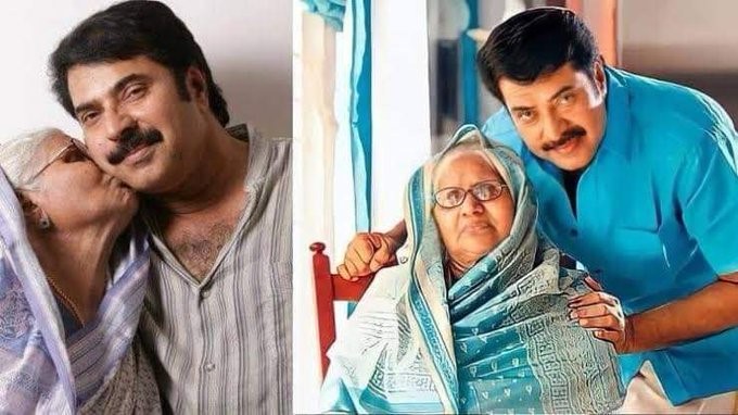 Mammootty, mother Fathima Ismail