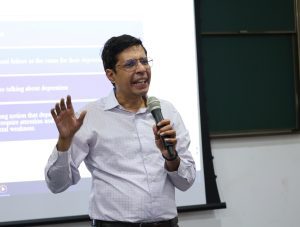 Prof V Kamakoti, director, IIT Madras, wellness session