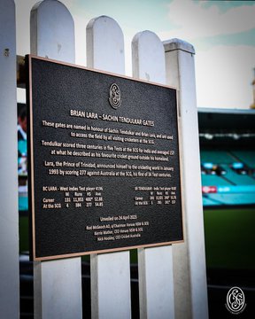 Sydney Cricket Ground, Lara-Tendulkar Gates, Cricket Australia