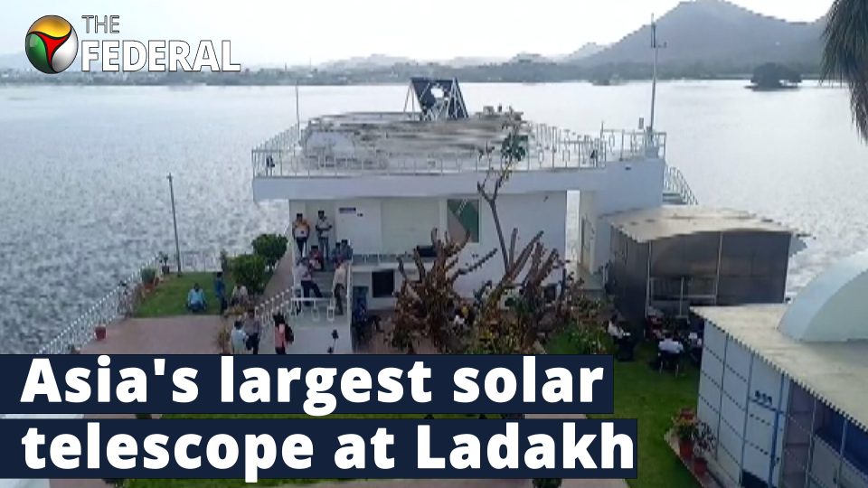 Scientists set up Asias largest solar telescope near Pangong Tso Lake