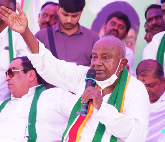 Karnataka polls: Deve Gowda to campaign for JD(S) at 42 places
