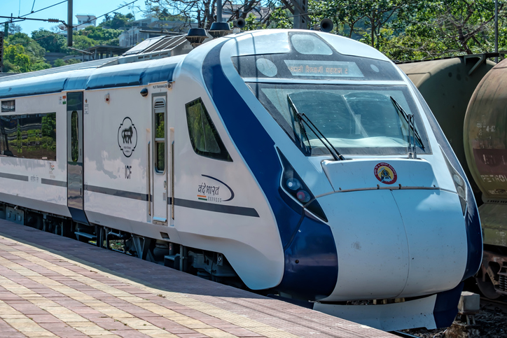 Vande Bharat Express train trial underway on Mumbai-Goa route