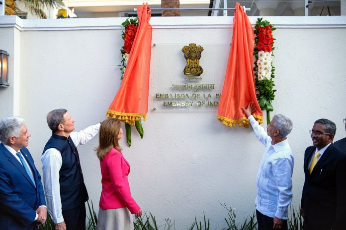 Indian embassy inaugurated in Dominican Republic