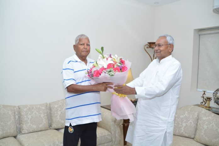 Nitish Kumar meets Lalu Prasad Yadav, Bihar