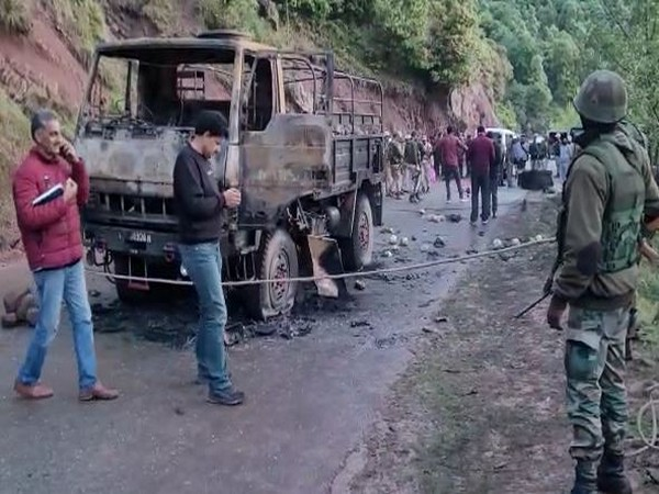 Poonch terrorist attack on Army vehicle
