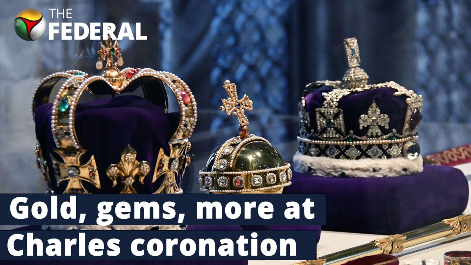 Ancient precious regalia used in Coronation of King Charles III