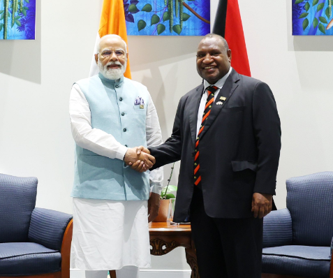 Modi stresses on boosting India-Papua New Guinea ties in talks with PM Marape