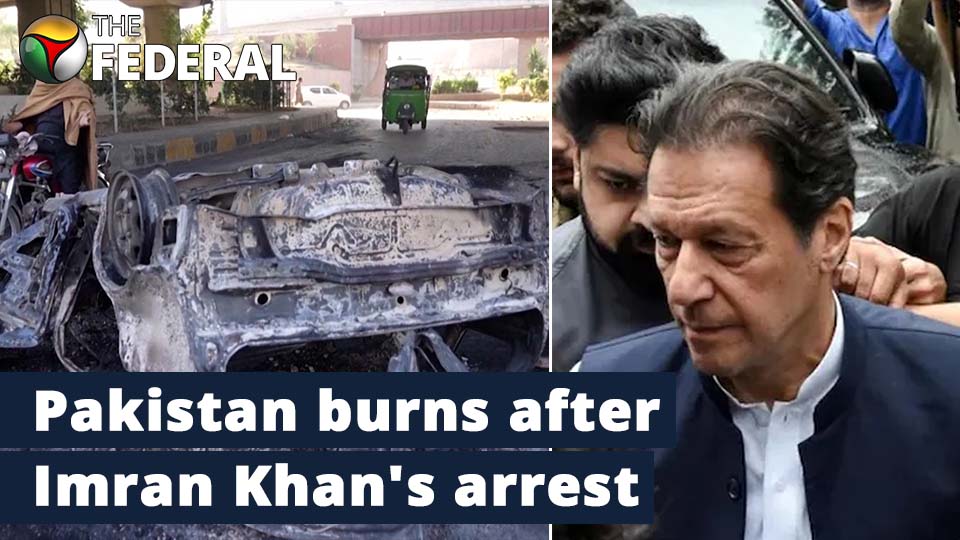 Pakistan wakes up to more destruction, blocked roads after Imran Khans arrest